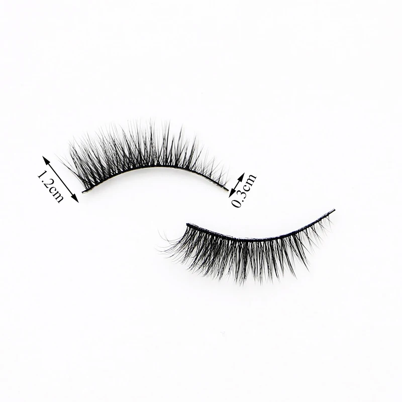 NEW 5Pairs Mink Eyelashes Natural Long 3D Mink Lashes Handmade Fake Lashes Makeup False Eyelash Short Soft Reusable Lashes