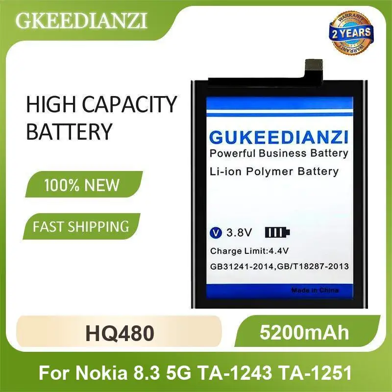 Battery For Nokia 8 8.3 9 7.2 3.4 5.4 7 1 6 2.2 3.2 2.4 4.2 3.1 1 Plus 5G N8 TA-1004 TA-1243 HE328 HQ480 HE354 LC-620