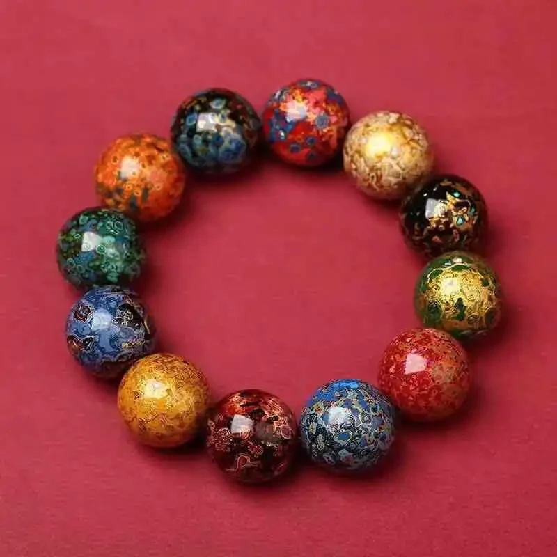 New Products in Stock Multi Jewels Large Paint Bracelet Snail Non-Heritage Beads Bu