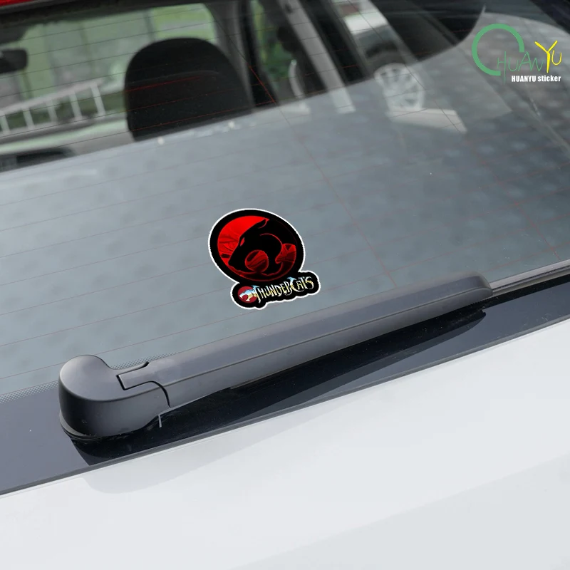 Car stickers personality car stickers thunder cat body bumper window motorcycle refrigerator pvc waterproof sunscreen 15 cm