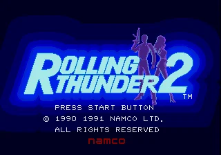 Rolling Thunder 2 16bit MD Game Card For 16 Bit Sega MegaDrive Genesis Consoles