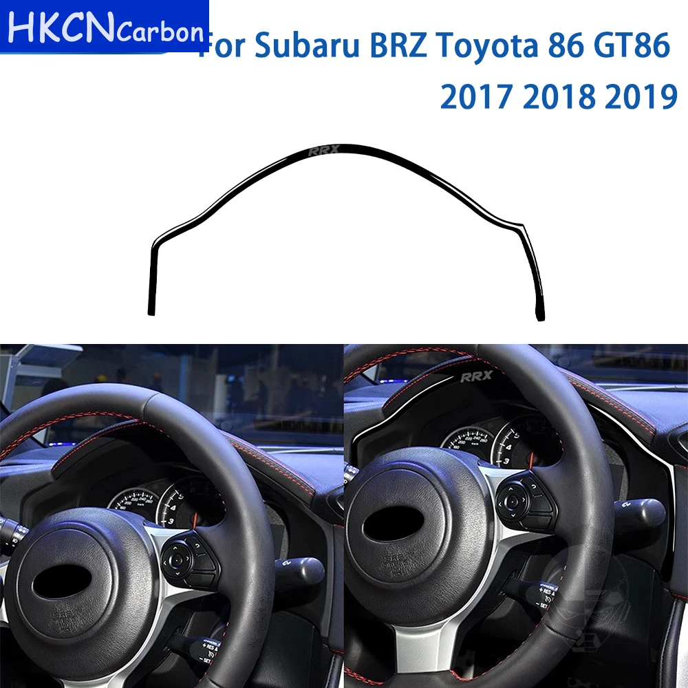 

For Subaru BRZ Toyota 86 GT86 2017 2018 2019 Accessories Car Black Plastic Speedometer Surround Trim Sticker Decoration