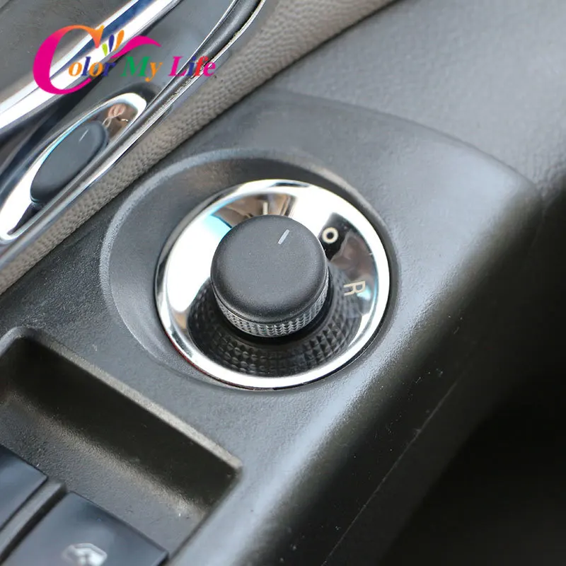 Car Rearview Mirror Push-Button Knob Cover for Chevrolet Cruze 2009-2014 Accessories Control Button Switch Sticker