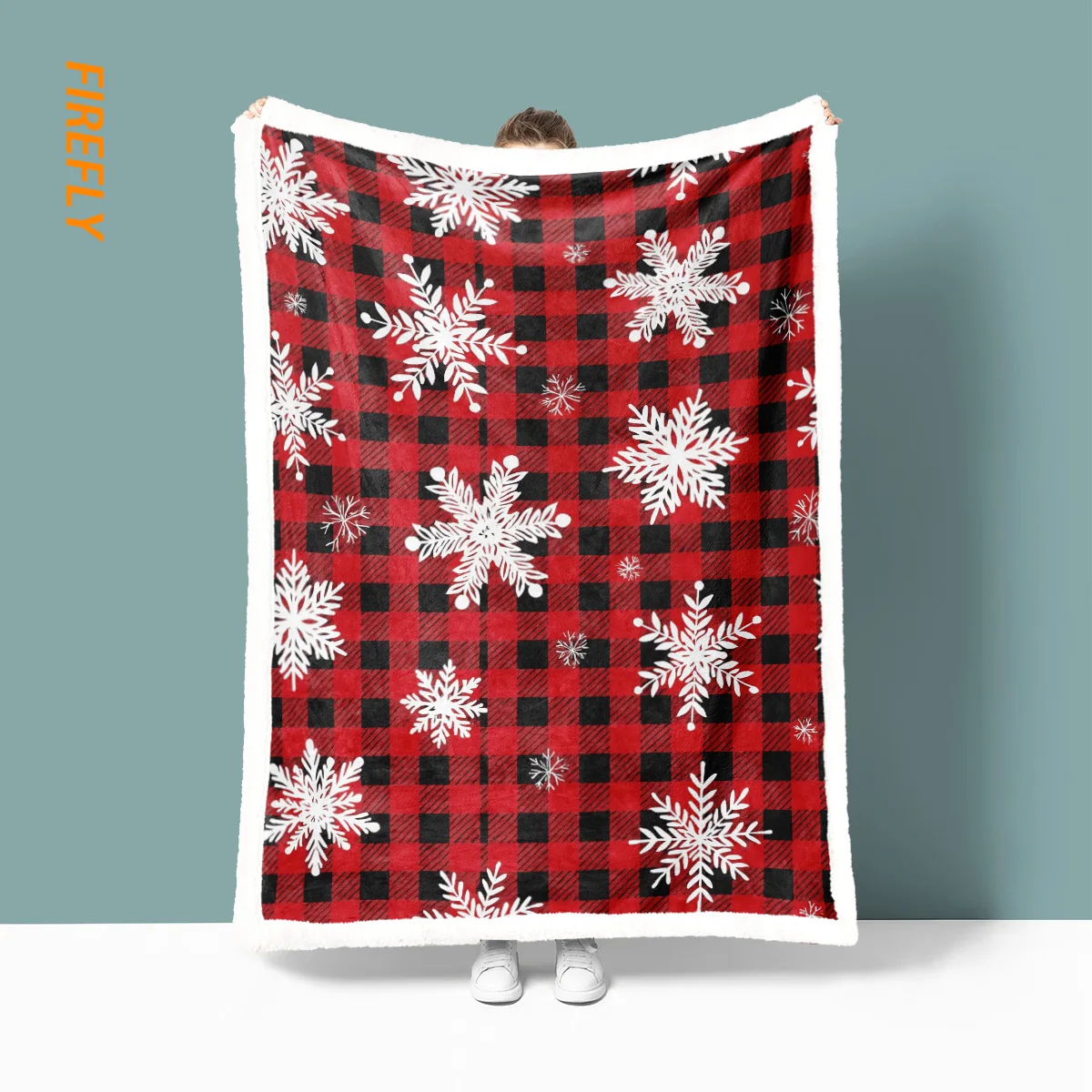 1 قطعة الأحمر متقلب ندفة الثلج طباعة تقليد بطانية صوف الضأن لينة غرفة المعيشة أريكة قيلولة السجاد أحجام متعددة آلة قابل للغسل #1