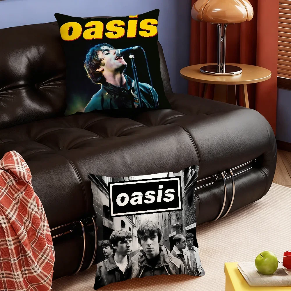 Band O-Oasis-S Cool cushion cover Soft Smooth Hidden Zipper Washable Decorative Couch Office Housewarming Gift