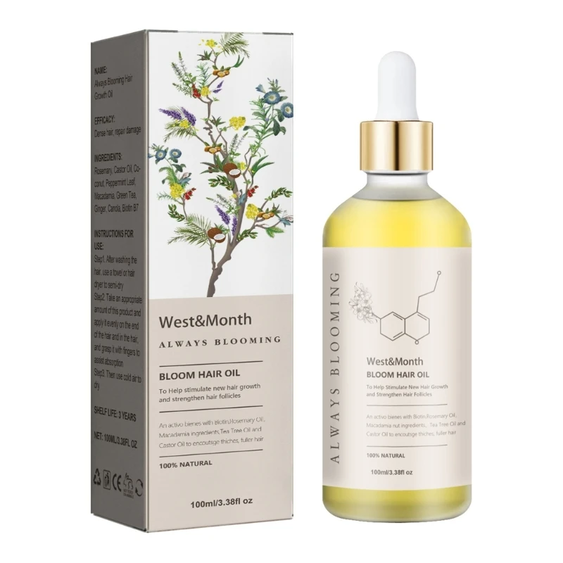 100ml Rosemary Essential Oil Natural Hair Growth Refreshing Firming Skin Memory Control Mood Rosemary Oil For Ha