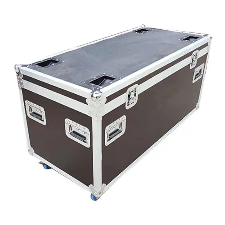 Professional Excellent Quality Wheeled Plywood Utility Aluminum Flight Case for Exhibition Equipment