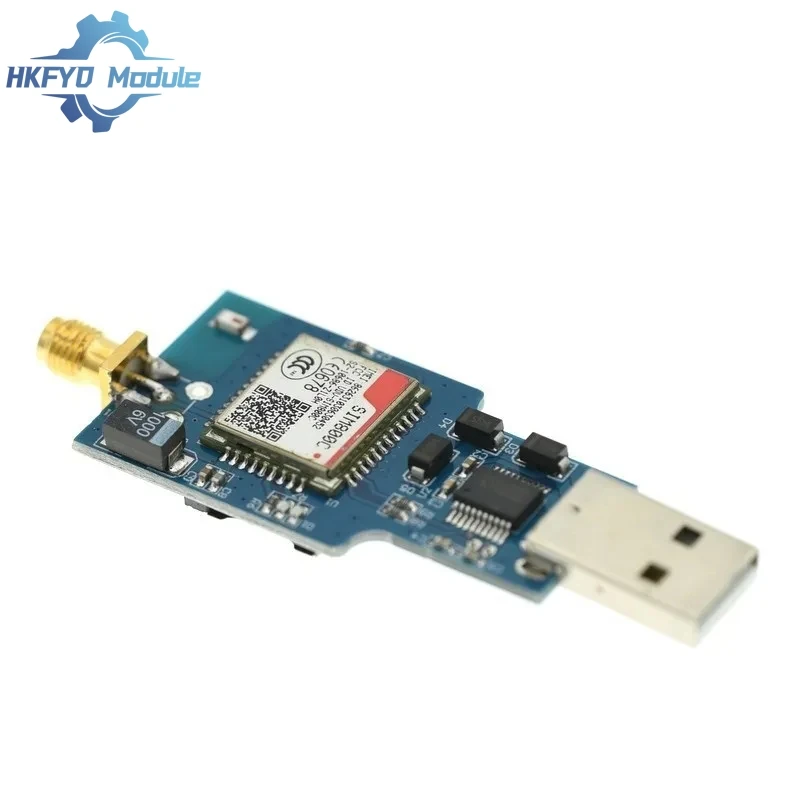 USB To GSM Module Quad-band GSM GPRS SIM800 SIM800C Module For Wireless Bluetooth SMS Messaging With Antenna