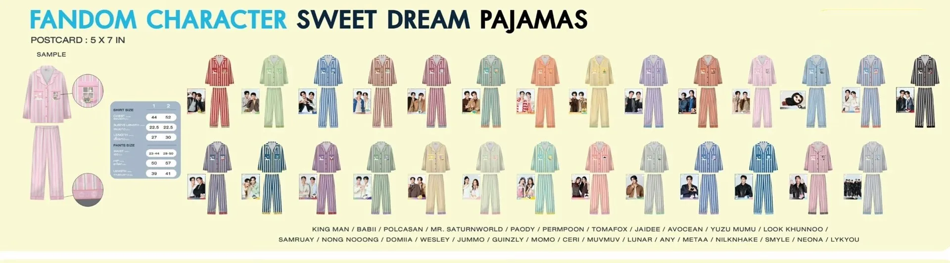 

Official Gmmtv Geminifourth Williamest Pondphuwin Joongdunk Taynew Milklove Nantam Film Perthsanta Sweet Dream Pajamas