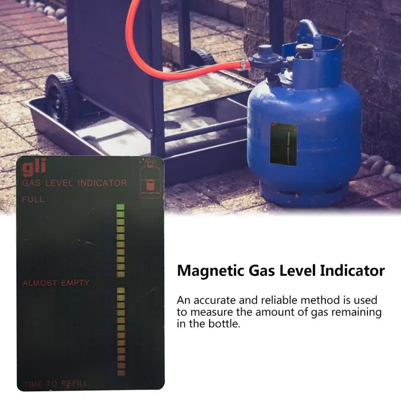 Magnetic Gas Level Indicator Gauge Propane Fuel Gas Tank Bottle Level Indicator Special Tools Kitchen Supplies Utensils