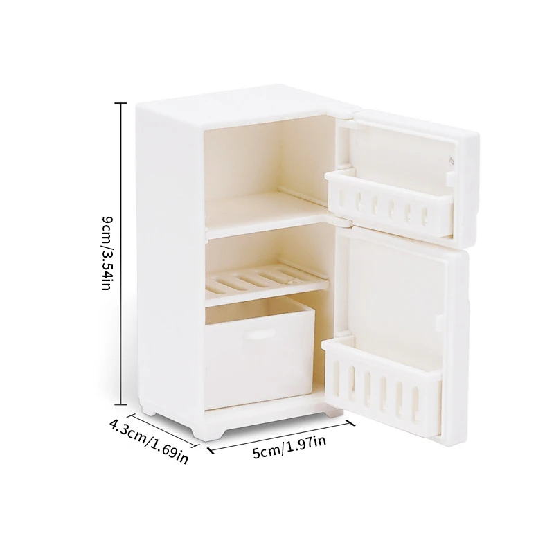 17 قطعة في كل مجموعة، لعبة ثلاجة صغيرة - ديكور بيت الدمى، أثاث بيت الدمى، طعام محاكاة للمراهقين، لعب دور المطبخ الصغير لبيت الدمى #2