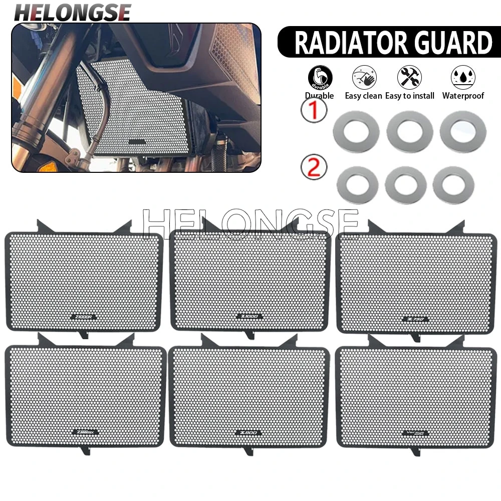 

2025 Radiator Grille Guard Protector Cover FOR KAWASAKI Z750 Z800 Z1000 Versys 1000 Versys 1100 Ninja1000SX 2007-2026 Z1000SX