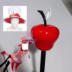 100CM Hazbin Lucifer Morningstar Cosplay Hotel Costume Wig Cane Stick Boots Anime Cosplay Props Halloween Party Hazubin Shoe hat