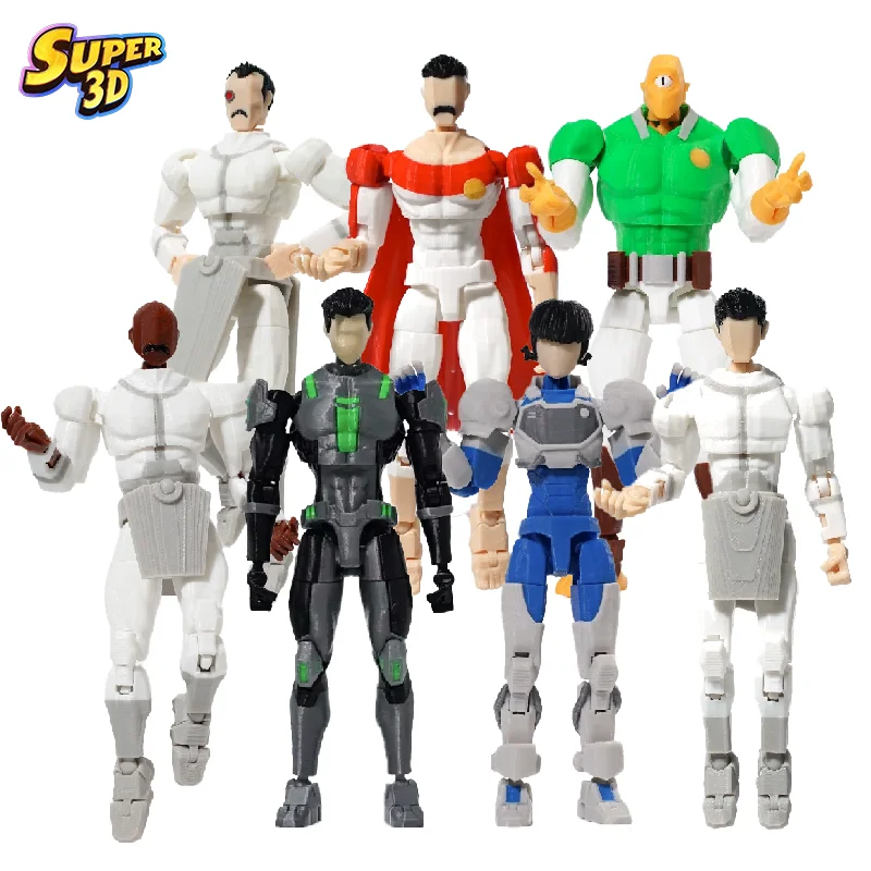 New series Super 3D 3D Printed Invincible Boy GDA Mark Lucan Craig Action Figure Invincible T13 Multi-Jointed Action Figure Toys