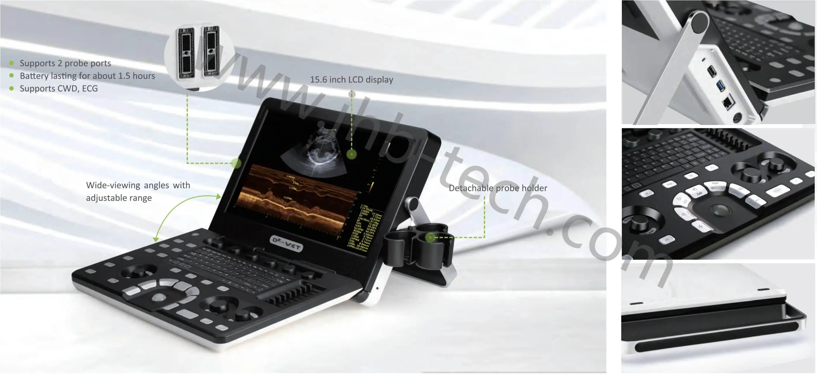 VINNO D2-Vet Portable Color Doppler Ultrasonic System for Animals Other Ultrasonic Medical Veterinary Ultrasound Instruments