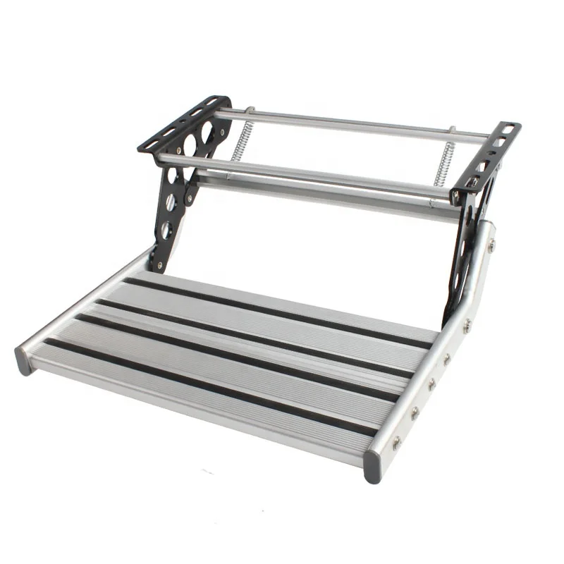 TYTXRV High Strength Aluminum Manual RV Step 501*183*484mm Safe and Stable Anti-Slip Design for Caravan Accessories