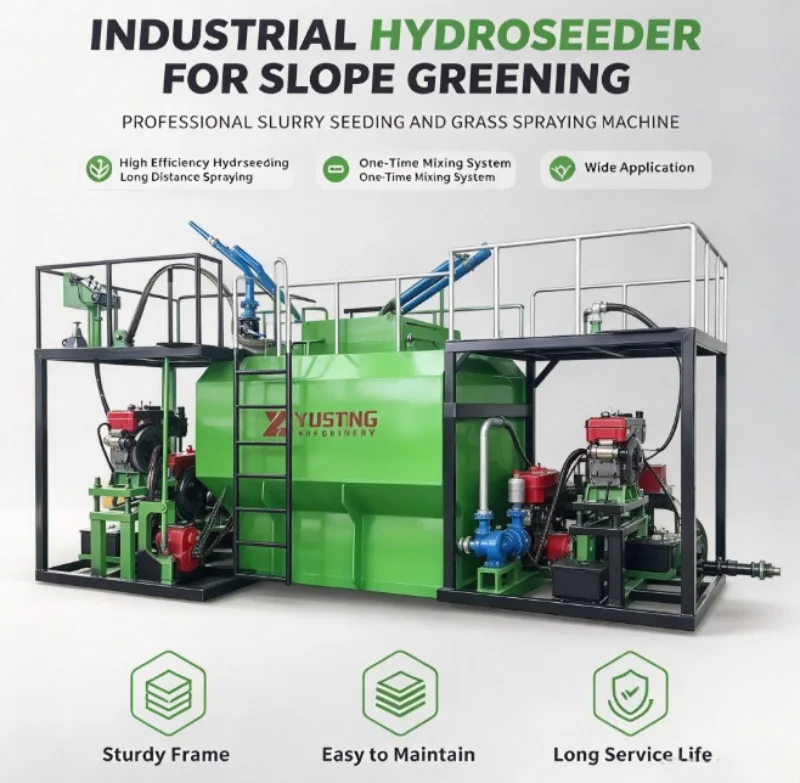 High Quality Factory Hydroseeding Machine Reduces Manual Work For Fast Large-area Lawn Establishment