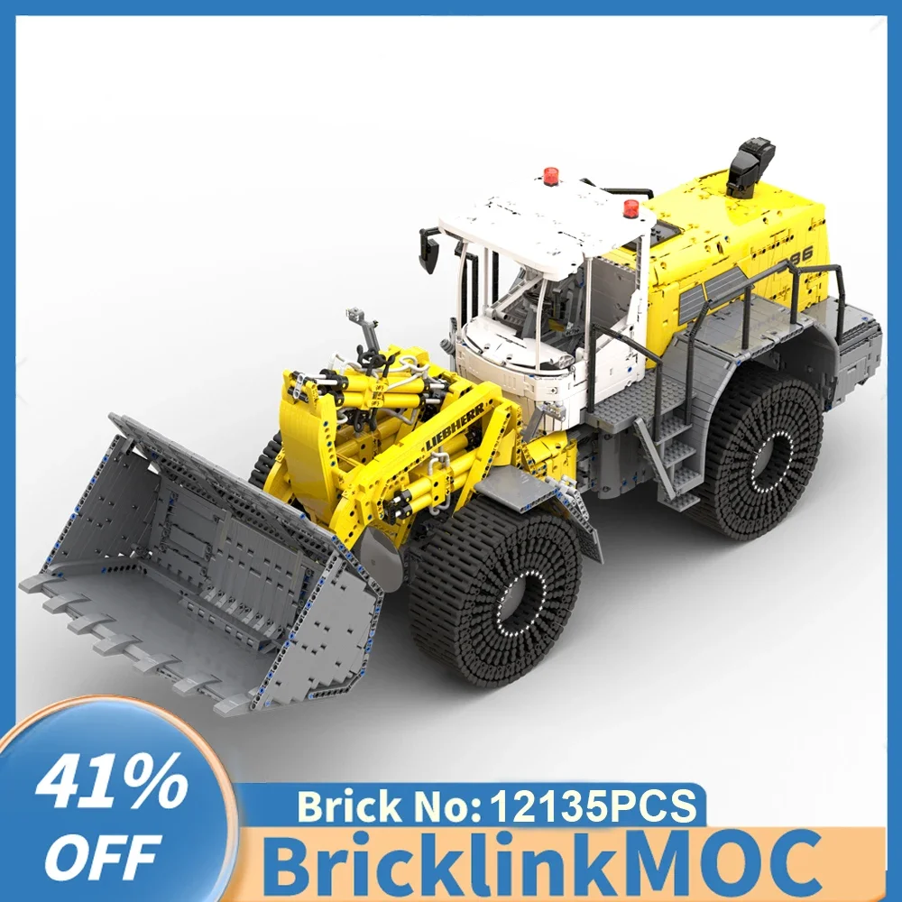 12135PCS Engineering RC Liebherr L586 Radlader Modell DIY kreative Ideen Technologie Kind Spielzeug Montage Puzzle Geschenk MOC-49777