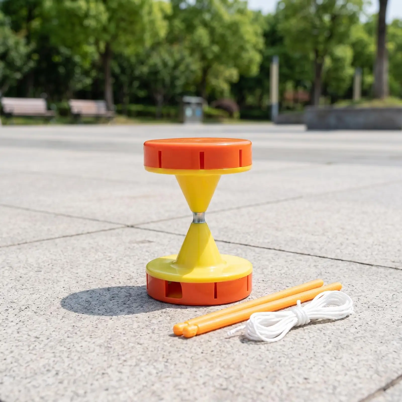 Diabolo Toy for Children Spinning Top with Triple Bearing Spindle and Sticks for Juggling Rhythm and Focus Training
