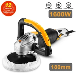 DEKO 127V 1600W lucidatrice elettrica 3200rpm 180mm lucidatrice automatica a velocità variabile lucidatrice per Auto levigatrice per pavimenti strumenti per ceretta