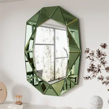 Irregular Vintage Accent Mirror 1