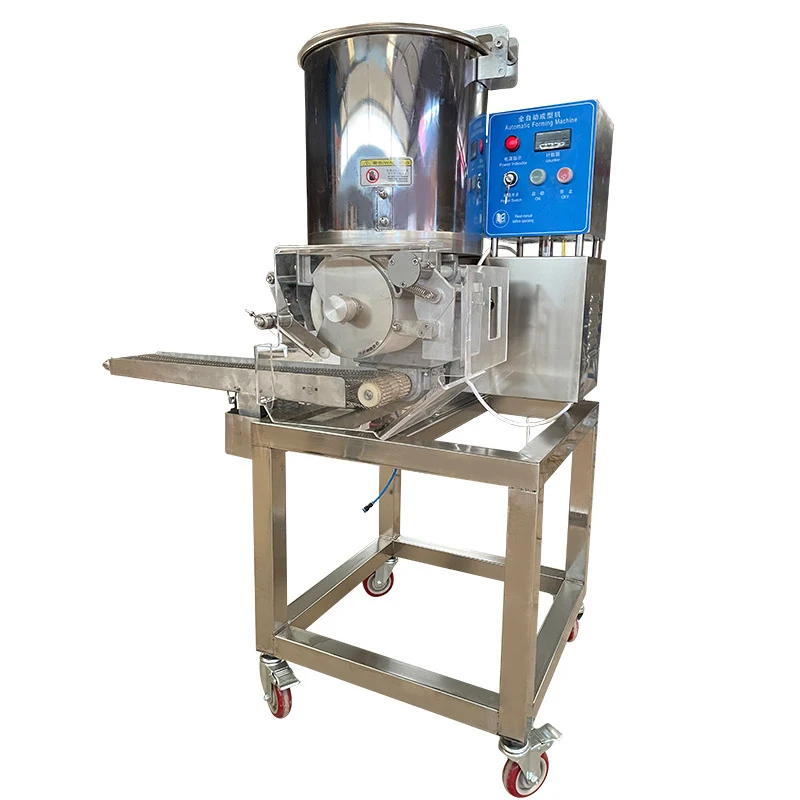 Burger Vleespasteitje Machine Volautomatische Vormmachine Multifunctionele Vleespasteitjes Viskoek Machine