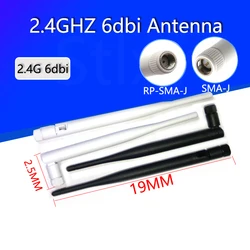 2.4GHz 6dBi Omni WIFI Antenna 2.4G Antenna Aerial RP-SMA Bluetooty Male Female Wireless Router Connector IEEE WLAN/WiMAX/MIMO