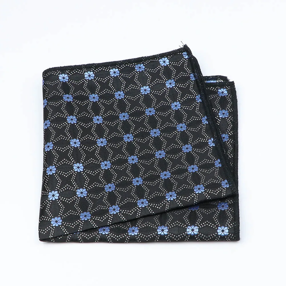 Nieuwe Mode Pocket Vierkant Blauw Rood Dot Zakdoek 22*22Cm Bloemen Paisley Hanky Pak Mannen Business Bruiloft pak Accessoires