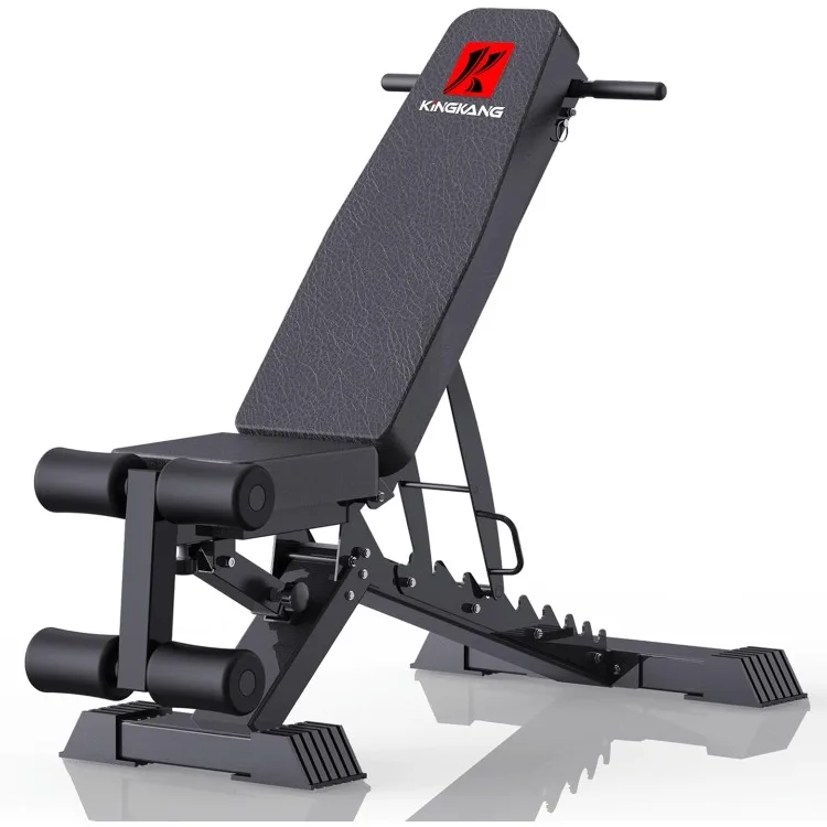 

Adjustable Weight Bench, 1100 LB Weight Capacity Heavy-duty Workout Bench, Extended Head, and Neck Protection Design