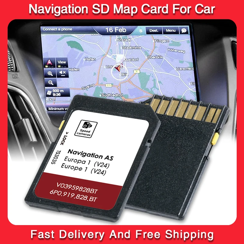 SD-Karte für Seat Leon 5F Ibiza Leon MIB2 GEN2 Sat-Navigationssystem Update Europa UK Karten 2026 V24 Zubehör