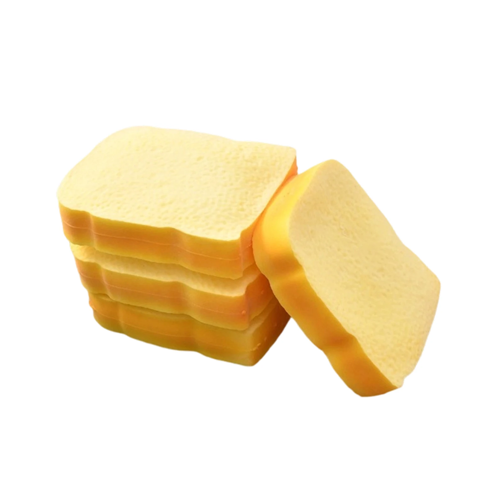Juguete Antiestrés Realista con Forma de Tostada, Juguete Sensorial de Rebote Lento y Suave, Regalo Antiansiedad, Diseño Realista, Gadget de Relajación
