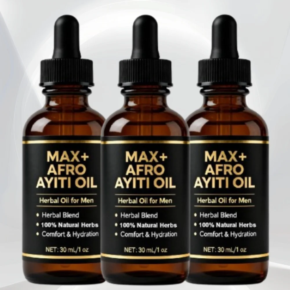

1/2/3Pcs Natural Herbal Men's African Ayi Oil MAX+ AFRO AYITI OIL Male Body Massage Essence Oil