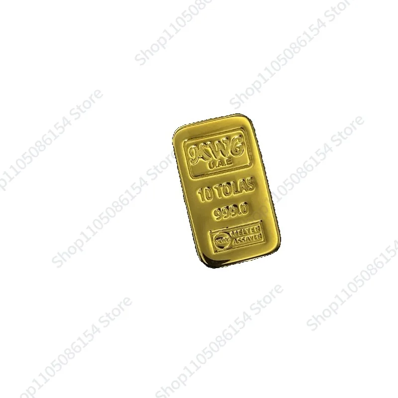 Currency replica gold bars Swiss bars nuggets Pure copper gold plated props