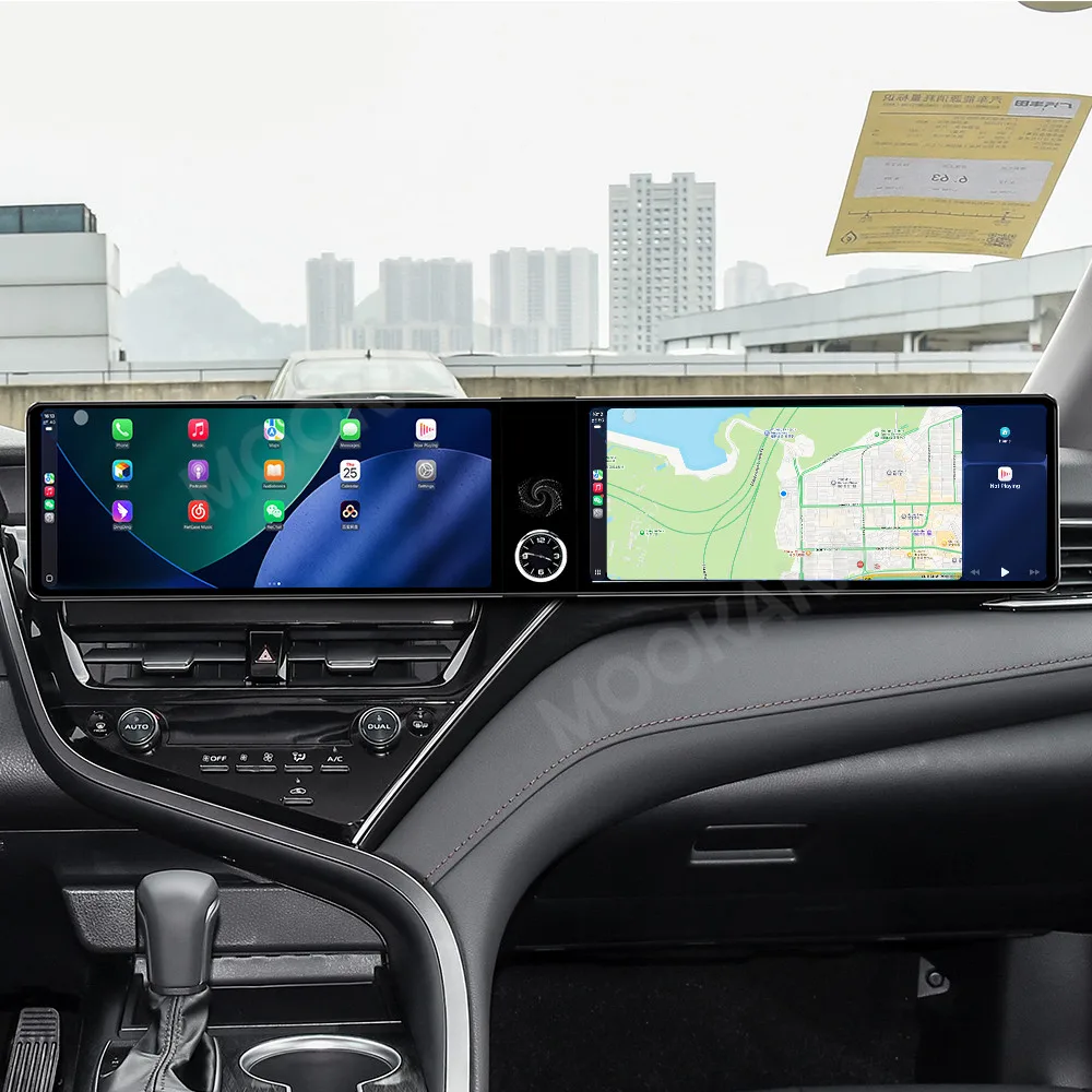 

12,3-дюймовый автомобильный радиоприемник для Toyota Camry 2019-2023 с Android Auto, GPS-навигацией, мультимедиа, видео и стереосистемой