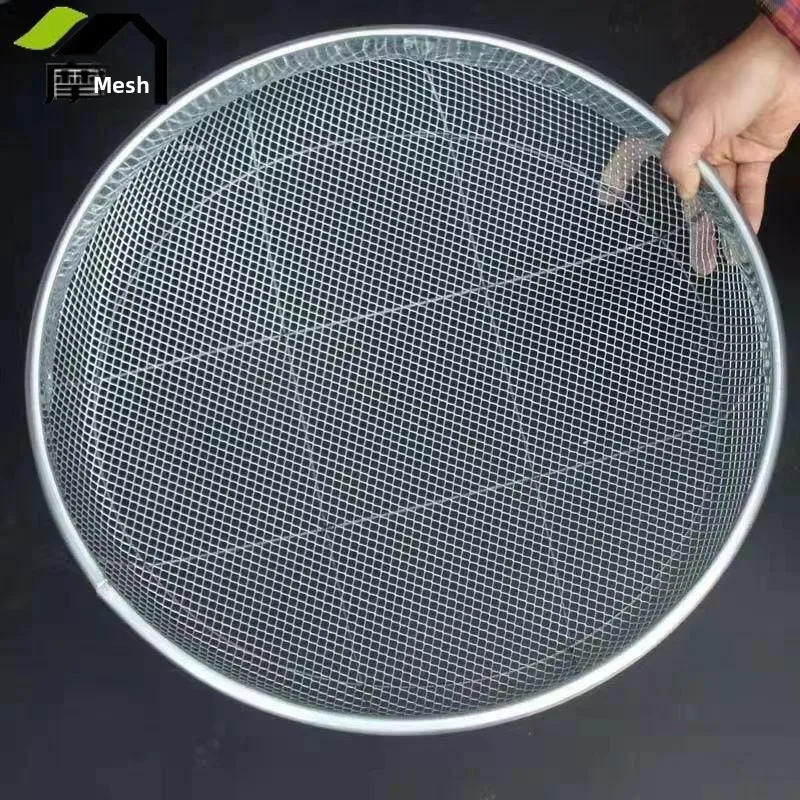 Food Grade Stainless Steel round Mesh Basket Sun Drying Sieve Home Use Filter Net for Drying Clothes And Other Items