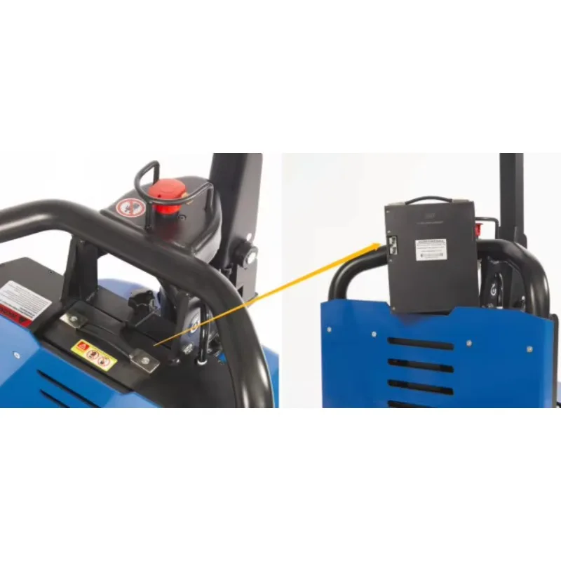 رافعة البليت الكهربائية مستودع بطارية الليثيوم رافعة شوكية رافعة شوكية كهربائية مكدس البليت #5