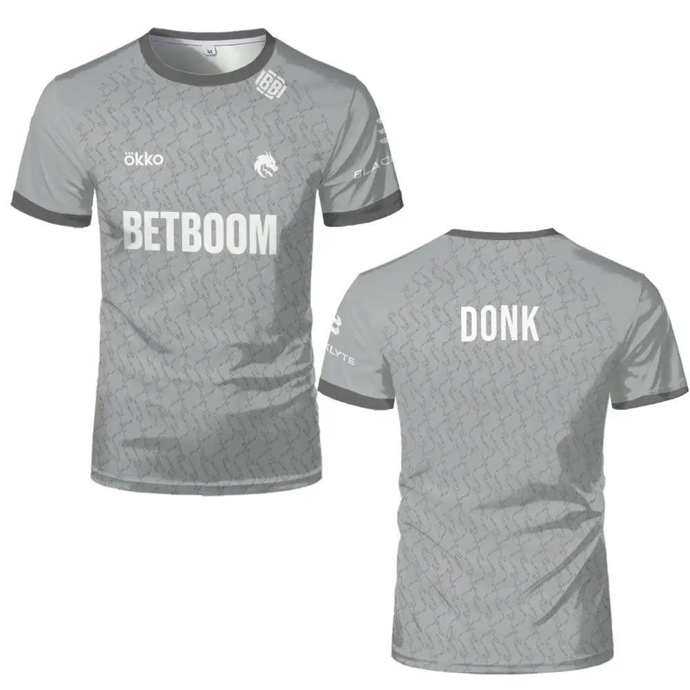 2026 Neues E-Sport-Team Spirit Dota2 Trikot Spieler Tägliche Trainingsuniform Sommer Sport Freizeit Atmungsaktives Schnelltrocknendes T-Shirt – Detail 6