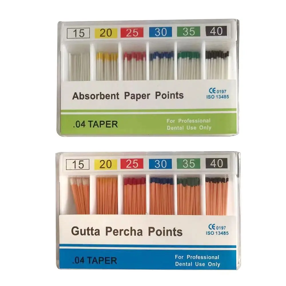 Taper 0.02 Dental Gutta Percha Points DIY 15#,20#,25#,30#,35#,40# Endodontic Materials Root Canal Endo Fiber Tips