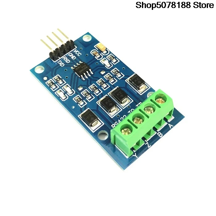 RS422 Interconversion TTL bidirectional signal module Full duplex 422 to MCU MAX490 to TTL module