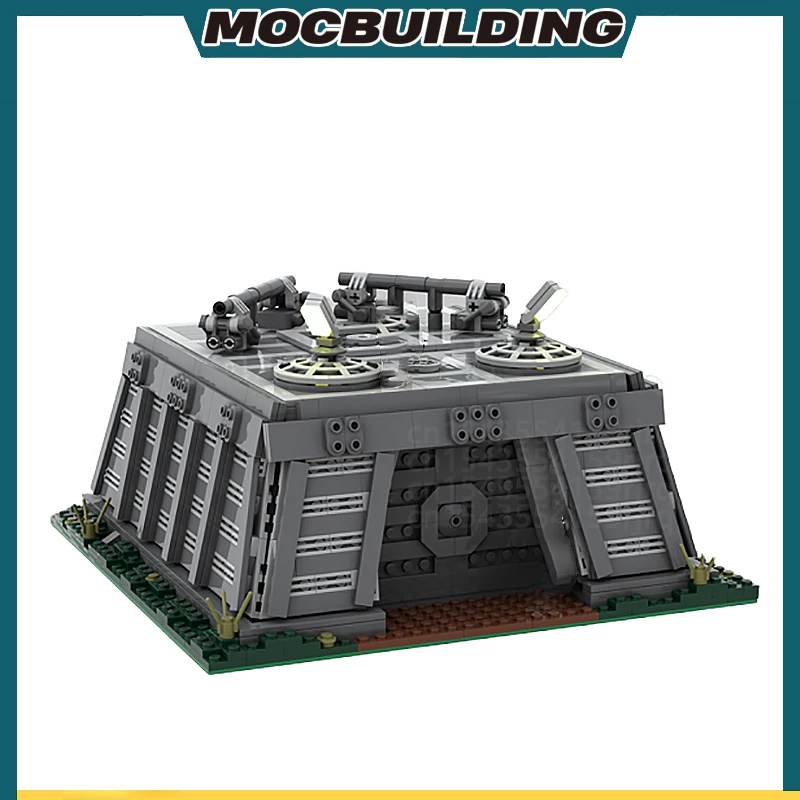 MOC Building Block Base Fortress Bunker On Endor Technology Bricks DIY Assembly Model Collection Display Toys Xmas Gifts 1188PCS