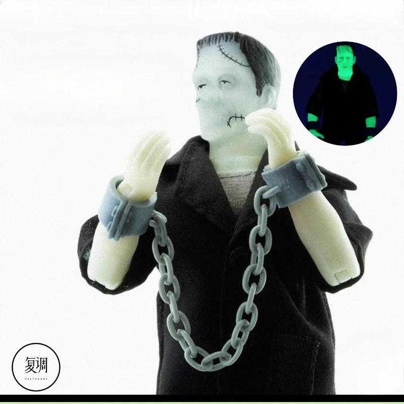 In Stock 8 Inch Action Figure The Frankenstein Glow in The Dark Halloween Toy Collectible Doll Christmas Gift