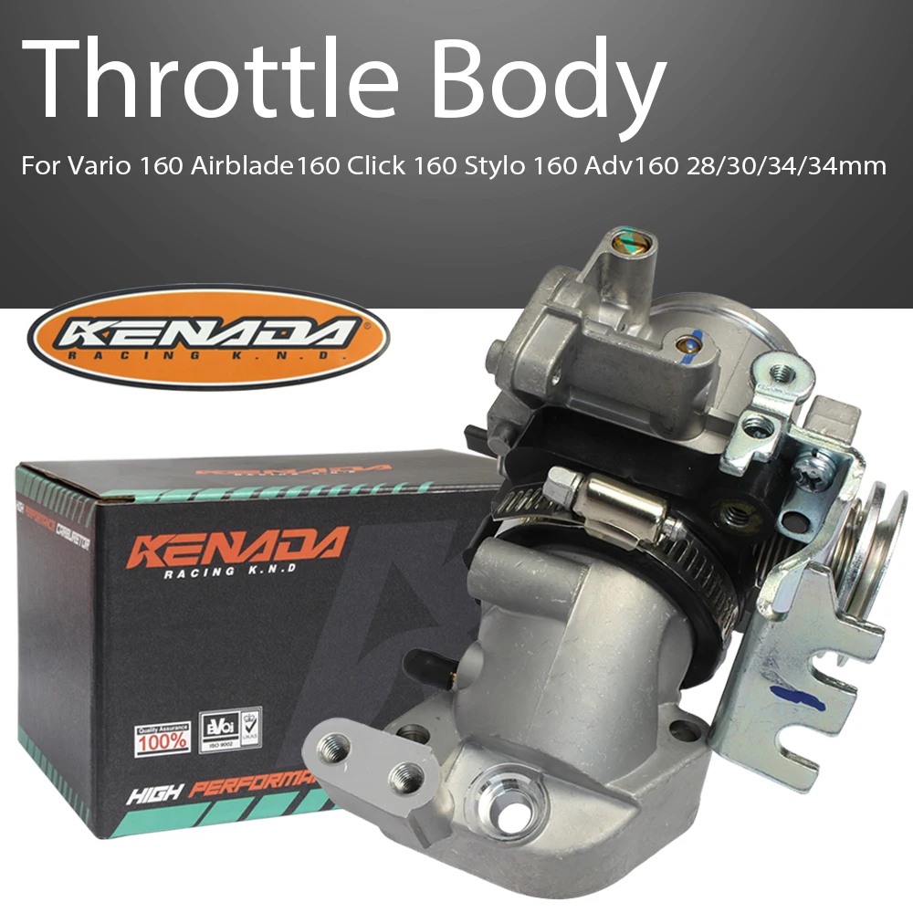 

OEM Replacement Throttle Body for Honda Vario 160 Airblade 160 Click 160, 34mm Aluminum Alloy, High Performance A-Level Quality