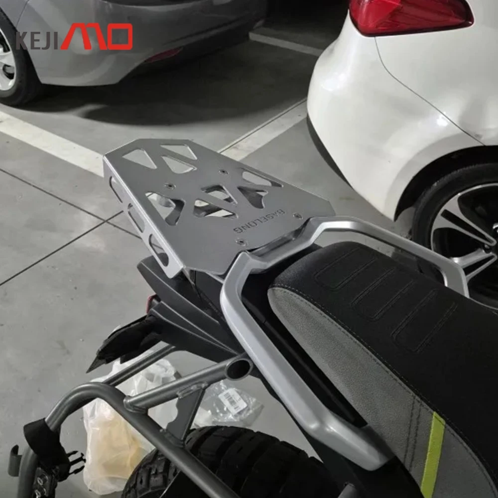 

450MT Rear Rack Luggage Ride Top Carrier Box Holder Bracket For CFMOTO 450 MT 2024 2025 2026 Storage Suitcase Tail Cargo Shelf