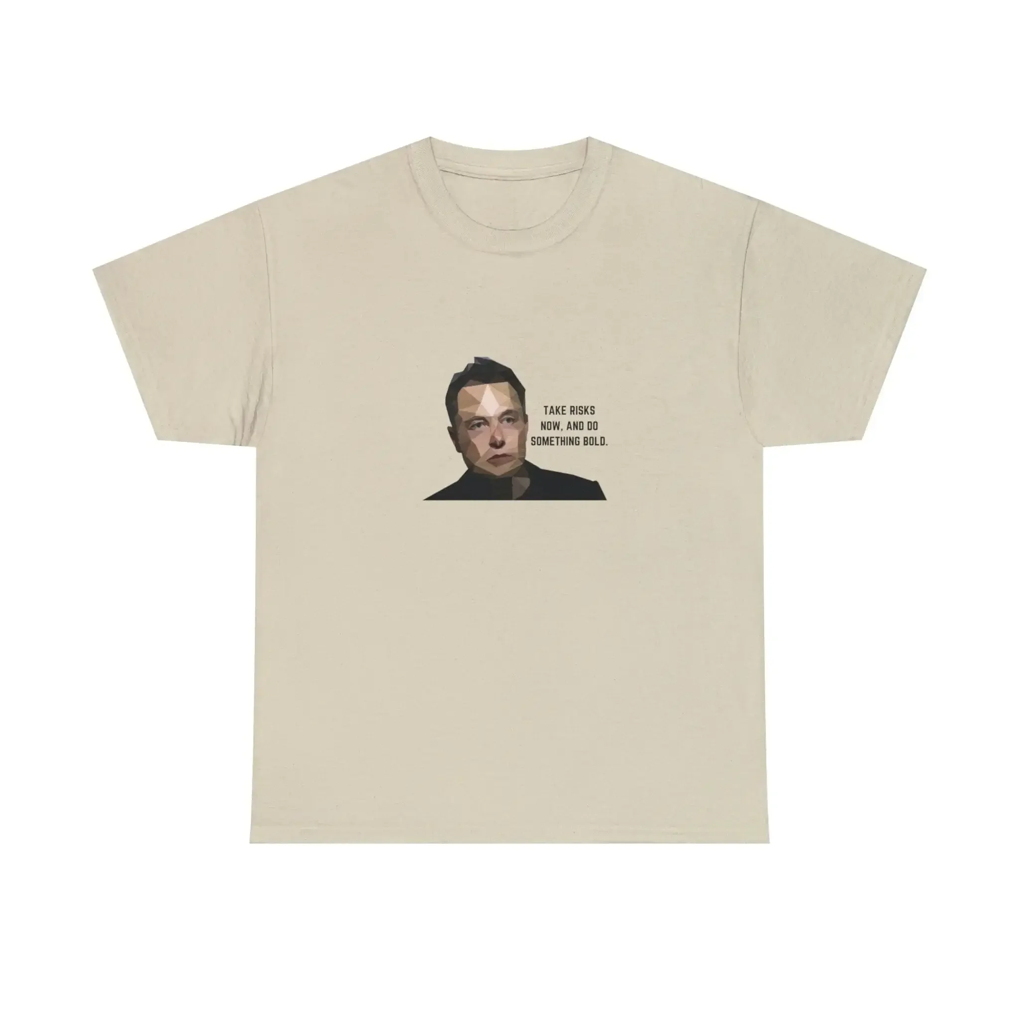 Elon Musk Bold Risks Tee Unisex Cotton Tee