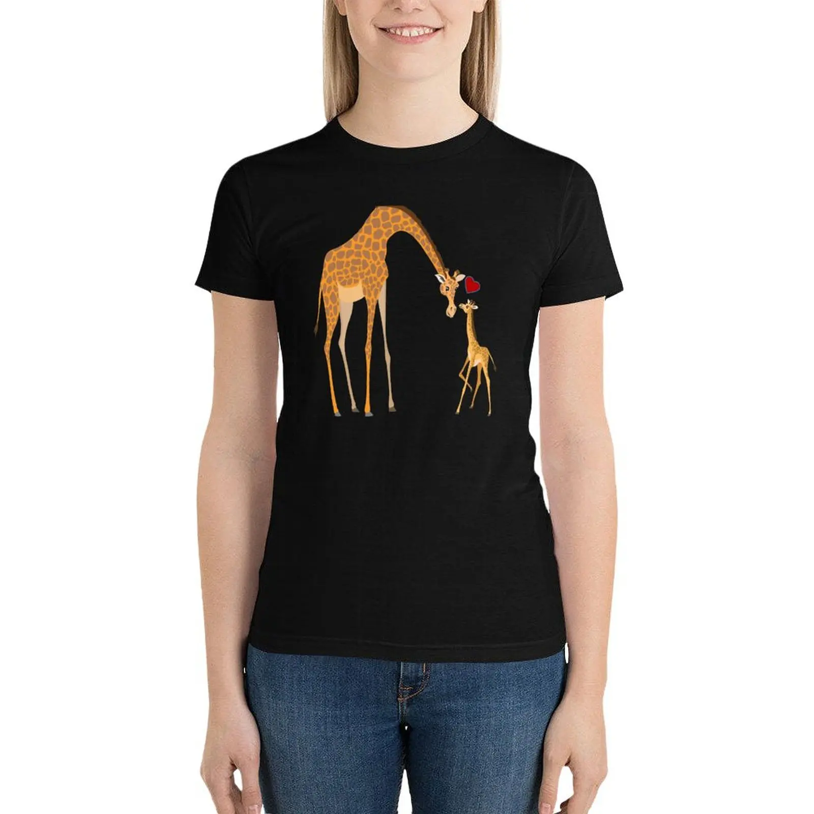 Love Giraffes T-Shirt vintage clothes shirts graphic tees hippie clothes Woman clothing