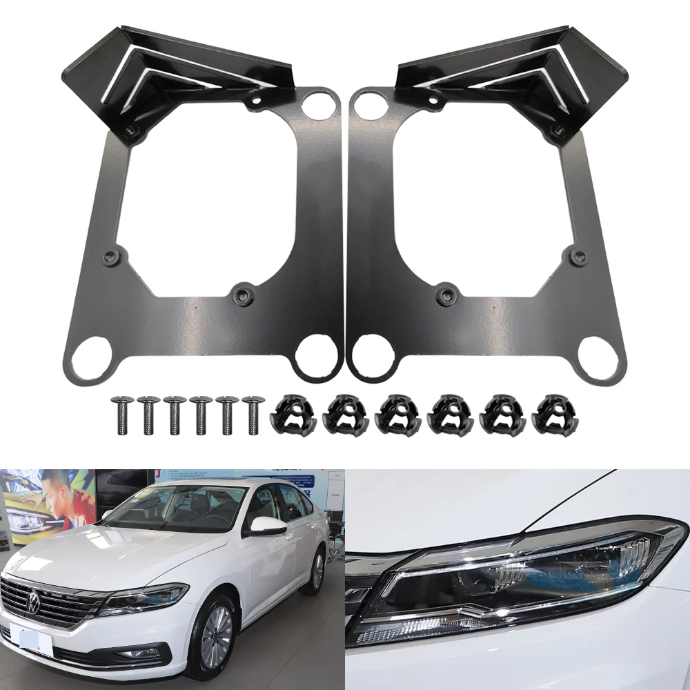 

Taochis Car-Styling Adapter Frame Headlight Bracket for Volkswagen (High configuration lens) Lavid 2021-2022/Plus Hella 3R G5 5