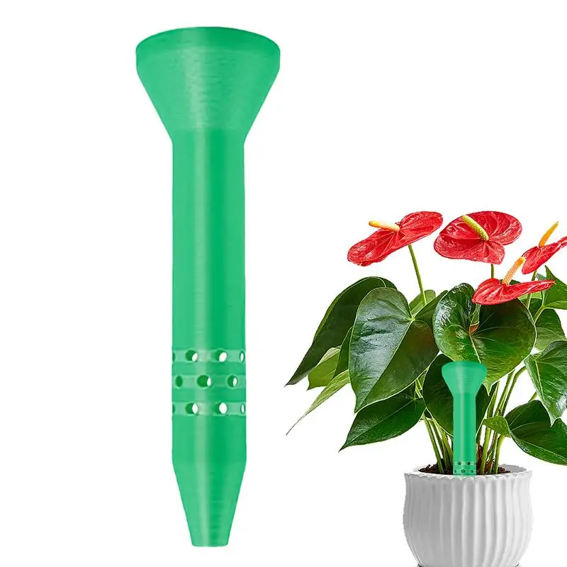 

Self Plant Watering Spikes 4pcs Automatic Irrigation Insert Device Root Waterer for Shrub Vegetable Flower Beds Tree Houseplants