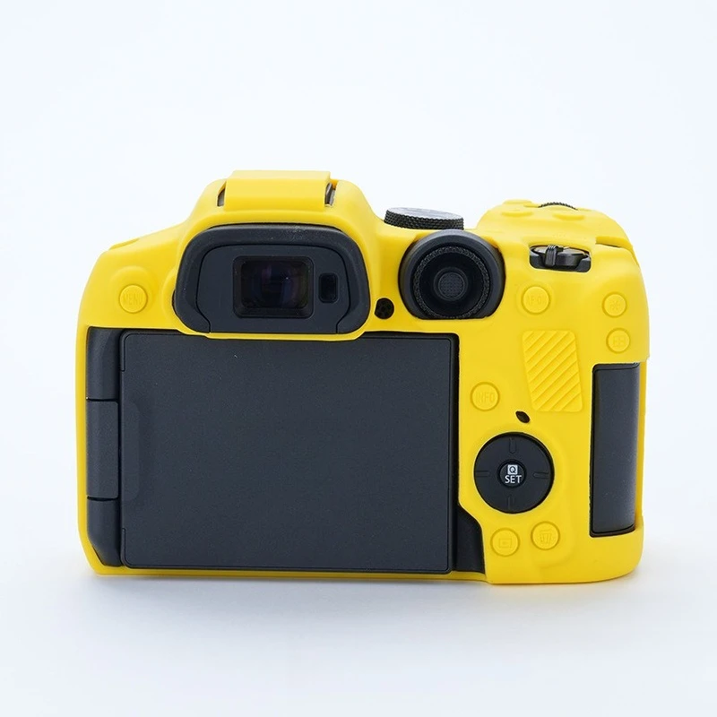 

For Canon EOS R7 Camera Bag Soft Silicone Rubber Protective Body Case Cover DSLR R7 Photography Case + free tempered film