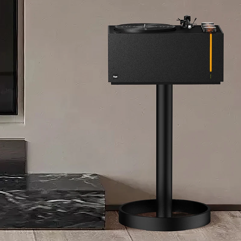 Pemutar rekaman vinil HYM-Rays, dudukan logam