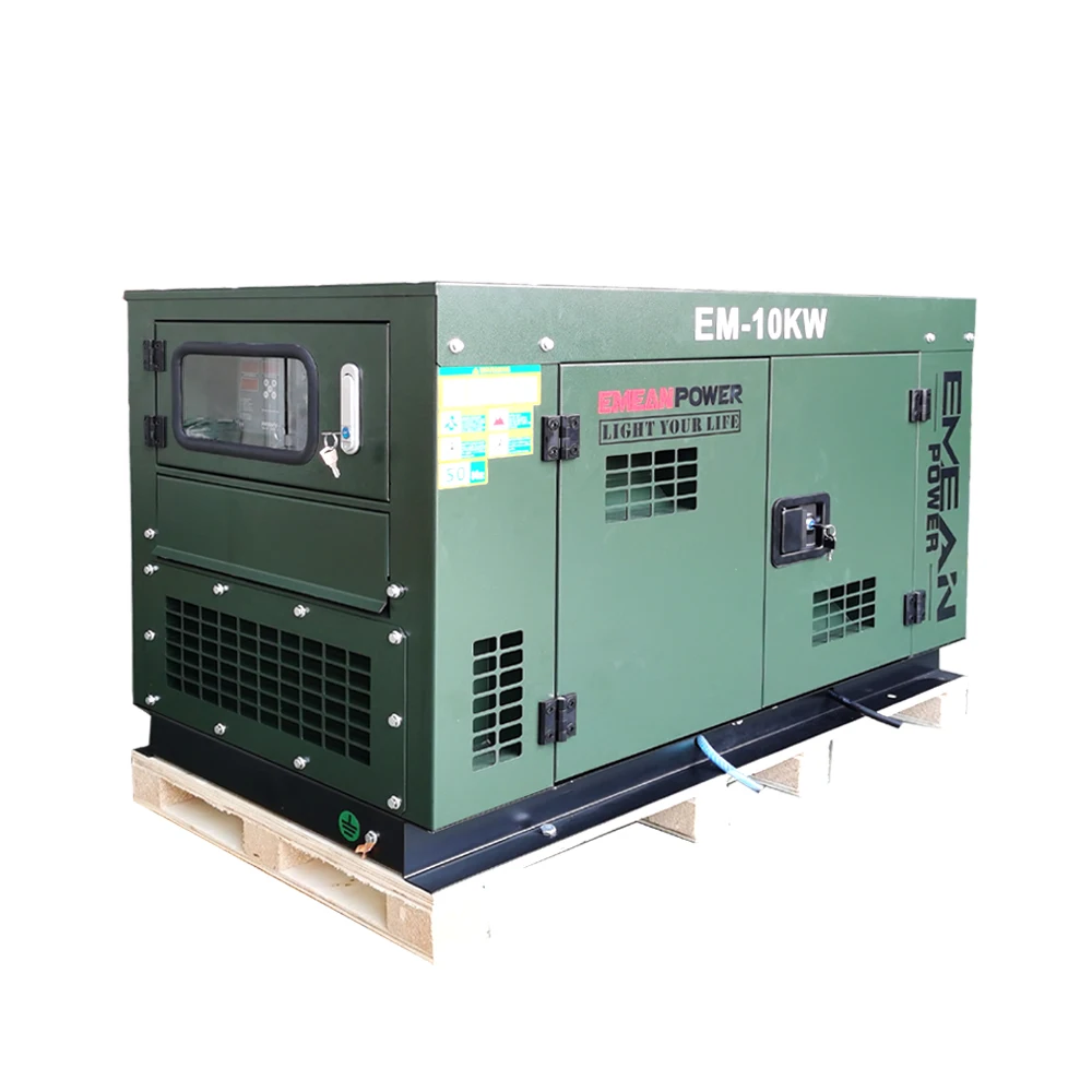 small power three phase  12kVA 15kVA Dies el generator set